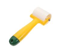 DIYEAH Rouleau à Papier Peint Outil de Pressage Confortable Manuel en Plastique Jaune et Prévention du Décollement du Papier Peint pour Décoration Murale