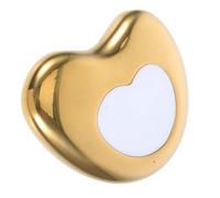 DIYEAH Rouleau de Glace en Acier Inoxydable Doré Visage Yeux - Masseur Froid pour Massage du Contour des Yeux Cou, Réduit les Poches et Raffermit la Peau, Outil de Soin Visage