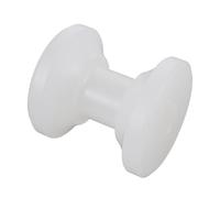 DIYEAH Rouleaux d'ancrage en Nylon Blanc, Remplacement du Rouleau d'ancre de Bateau, Guides de Rouleaux d'ancre de Bateau, Usage Marin, Navigation en Kayak