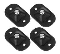 DIYEAH Roulettes Pivotantes Universelles Adhésives No-Drill 4 Pièces Roulements à Billes Noires pour Meubles Légers et Poubelles Domestiques Mobilité Fluide sans Effort