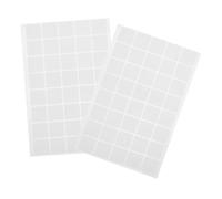 DIYEAH Ruban Adhésif Double Face Amovible 80 Pcs Carré 25x25x0,8 Mm Transparent sans Trace pour Panneaux Isolants et Décorations Murales, Autocollants Adhésifs pour Bureau et Maison