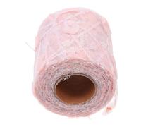 DIYEAH Ruban Paillettes et Applique Brodée 8 CM X 9 M, Rose Foncé, pour Accessoires Cheveux et Décoration Anniversaire DIY