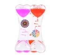 DIYEAH Sablier à Gouttes D’Huile Liquide Décoratif Rose Minuterie de Mouvement Liquide Compacte Sensoriel Anti-Stress pour Garçon et Filles Présent Original et Décoration de Bureau