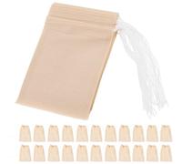 DIYEAH Sachets de Thé Jetables à Remplir, Filtre à Cordon de Serrage en Papier, 300 Pcs, pour Thé en Vrac, Café, Épices et Infusion