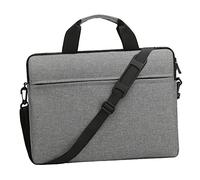 DIYEAH Sacoche Ordinateur Portable Housse de Protection avec Bandoulière et Poignée pour Transporter Pc et Accessoires Couleur Grise