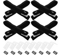 DIYEAH Sangle Couverture Solaire Piscine avec Boucle Kit de Fixation pour Enrouleur Piscine Protège Bâche Solaire et Maintien Antidérapant