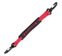 DIYEAH Sangle Multifonctionnelle pour Patins à roulettes en PVC Robuste Poignée Souple Rouge, Laisse de Transport Confortable et Antidérapante, Accessoire Pratique pour Patins de Hockey