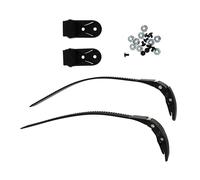 DIYEAH Sangles de Remplacement pour Patins à roulettes en PVC Noir, Lot de 2 Set de Paires Vis, Ceintures Universelles pour Chaussures et Bottes de Patinage, Accessoires Solide