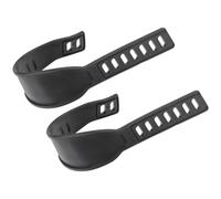 DIYEAH Sangles Réglables pour Pédales de Vélo D'appartement, Courroies Antidérapantes en Caoutchouc, Longueur 33 Cm, Lot 1 Paire, Accessoires Fitness pour Exercice à Domicile