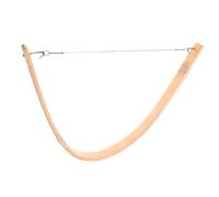 DIYEAH Scie à Archet à Main pour Travail du Bois, Fil D'acier et Bambou, Forme en Arc, Antidérapante Vibration, pour Professionnels et Bricoleurs