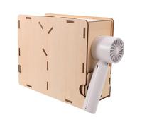 DIYEAH Séparateur de Graines pour Oiseaux avec Souffleur Stable en Plastique Acrylique, Machine à Grain Compacte pour Préparation de Nourriture la Maison