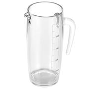 DIYEAH Séparateur de Vin Transparent avec Échelle Décanteur Rapide avec Poignée Design Simple et Élégant pour Bar Restaurant et Dégustation