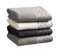 DIYEAH Serviettes de Toilette en Pur Coton 4 Pièces, Douces et Absorbantes, Six Couches Épaisses, Adaptées aux Serviettes de Bain et Essuie-mains, Couleurs Aléatoires Couleur Aléatoire
