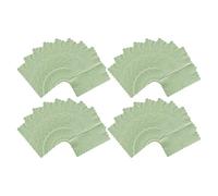 DIYEAH Serviettes en Papier Jetables Vertes pour Mariage 100 Pièces, 2 Plis, en Pâte de Bois Vierge, Festonnées Élégantes et Très Absorbantes, pour Bbq et Thé
