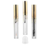 DIYEAH Set de 3 Tubes de Mascara en Plastique Réutilisables de 4ml pour Gloss à Lèvres et Eyeliner, Rechargeables, pour Usage Quotidien et DIY Maquillage