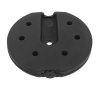 DIYEAH Socle de Lampe de Bureau Rond en Fer Noir, Base Stable | Décor Maison et Bureau, Structure Simple Robuste, Poids Renforcé, Accessoire Lumineux Discret et Stylé