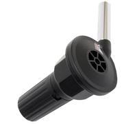 DIYEAH Souffleur Électrique Portable pour Barbecue Allume-feu Pratique Abs et Aluminium Accessoire Camping Extérieur pour Grillades et Feu de Camp