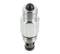 DIYEAH Soupape de Décharge Pression M19x1.5 pour Pont Élévateur Voiture en Métal Argenté, Vanne Hydraulique Compatible Large, Accessoire Garage Fiable et Solide