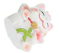 DIYEAH Statue Chat Japonais Maneki Neko Colorée Figurine Chat Chance Petite Décoration Cartoon pour Maison Bureau