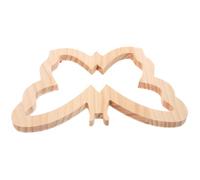 DIYEAH Sticker Mural Décoratif pour Salon Autocollant Mural Matériau en Bois Design Simple Aspect Dessin Animé