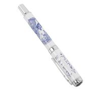 DIYEAH Stylish Ceramic Fountain Pen With Porcelain Barrel For Business Writing And Calligraphy Lightweight And Refillable Ink Absorbent Pen For Professional Artistic Use