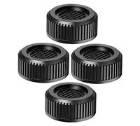 DIYEAH Support Antidérapant pour Lave-Linge Coussinets de Stabilisation Réducteurs de Vibrations Hauteur Ajustable Ensemble de 4 Compatible Électroménagers