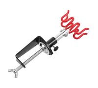 DIYEAH Support D'aérographe en Métal Robuste pour 2 Pistolets, Pince Stable Résistante aux Peintures Chimiques, pour Peinture de Modèles et Projets Artistiques