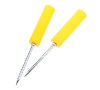 DIYEAH Support de Canne à Pêche 2 Pièces Portable en Plastique et Fer, Stable et Fiable Porte-Canne Pratique pour Plage et Lac pour Pêche au Coup