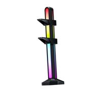 DIYEAH Support de Carte Graphique Argb Réglable pour Pc, Protection Antidéformation, Matériau Abs Résistant, Base Magnétique Sécurisée, Usage Informatique Bureautique, Compatible Boîtier Noir