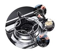 DIYEAH Support De Cuisinière Gaz 304 Acier Inoxydable Quatre Pieds, Support Pour Pot à Lait Et Cuiseur Vapeur, Accessoire Multifonction Pour Cuisson Sécurisée Et Solide