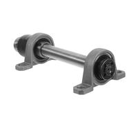 DIYEAH Support de Palier de Broche pour Scie à Siège de Broche pour Machine à Accessoire de Tour Établi avec Mandrin et Poulie pour Machine à Perles et Scie Rotative