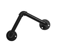 DIYEAH Support De Rangement Fer pour Étagère Murale Industrielle Style Vintage pour Cuisine Ou Salle De Bain