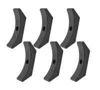 DIYEAH Support de Rangement pour Haltères 6 Pièces en Polypropylène Résistant à L'usure Fixation Hexagonale 146 Mm, Accessoire de Musculation pour Entraînement à Domicile et Gymnase