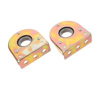 DIYEAH Support de Roulement en Fer pour Serrage Kit 2 Pièces Palier Coulissant Cornière Robuste pour Système de Ventilation Accessoire Quincaillerie Agricole Montage Rapide et Solide