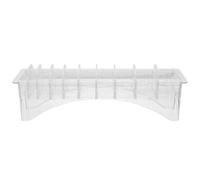 DIYEAH Support de Sabot de Tondeuse à Cheveux en Plastique, Boîte de Rangement 10 Compartiments, Organisateur pour Peignes de Coupe, Compatible Salon Coiffure, Porte-tondeuse Pratique