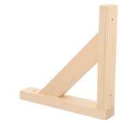 DIYEAH Support Étagère Murale Bois Massif Équerre Solide pour Fixation Murale Support Étagère Flottante et Facile à Installer Capacité Renforcée pour Rangement et Décoration