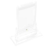 DIYEAH Support Magnétique pour Cartes de Baseball Transparent 35pt Base Claire Porte-Cartes Rigide en Plastique pour Exposition et Rangement de Cartes à Collectionner Présentoir Pratique