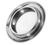 DIYEAH Support Multifonction en Acier Inoxydable Épais pour Wok et Cuisson à Vapeur, Anneau Rond Grand Format Ø28 Cm, Isolant Thermique pour Cuisinière à Gaz, Accessoire la Cuisine