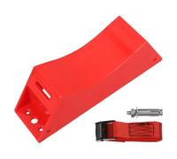 DIYEAH Support Mural pour Bouteille de Gaz avec Sangle Réglable Anti-Basculement Fixation Sécurisée Rouge Installation avec Vis D’Expansion Compatible Laboratoires et Milieux Marins