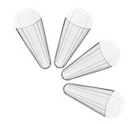 DIYEAH Support Mural pour Ciseaux Cuisine Transparent avec Adhésif Lot de 4 Pièces Organiseur de Rangement Mural avec Drainage Porte-Ciseaux Multifonction Cuisine et Bureau