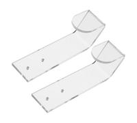 DIYEAH Support Mural pour Clavier Mécanique Gaming 2 Pièces Joueurs PC Design Transparent Moderne Rangement Mural Stable Bureau Organisé Compatibilité Générale Claviers Couleur