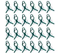 DIYEAH Support pour Plantes Renforcent Le Treillis en Plastique Vert Pinces à Plante 50 Clips Favorisent Une Croissance Verticale Saine pour Tiges et Branches