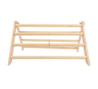 DIYEAH Support pour Poulet Debout en Bois Solide Perchoir Poule Bois Naturel Cadre Debout pour Poules de Ferme Drôle Coq Accessoire pour Cage à Oiseaux Exercice et Repos Poulets