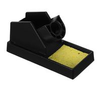 DIYEAH Support pour Stylo à Pyrogravure en Aluminium avec Éponge de Nettoyage Compatible Universellement Stable et Portable pour Travaux de Pyrogravure sur Bois Outil de Brûleur