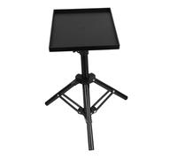 DIYEAH Support Projecteur Trépied Réglable Antidérapant avec Tablette Élargie pour Bureau Et Sol Stabilité Renforcée pour Présentation Streaming Et Home Cinéma