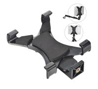 DIYEAH Support Tablette ABS Noir Pince Plastique Réglable Trépied Portable pour Streaming et Usage Extérieur Assistance en Direct Kit Polyvalent pour Tablettes Tactiles Stabilisateur