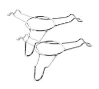 DIYEAH Support Vapeur Triangle en Acier Inoxydable 2 Pièces Panier Vapeur Multifonction pour Autocuiseur Compatible Lave-vaisselle Résistant la Chaleur Ustensile Cuisine