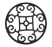 DIYEAH Support Wok Fonte Résistant Chaleur pour Plaque Cuisson Gaz Anneau Rond Stable Antidérapant pour Casseroles et Ustensiles de Cuisine