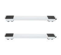 DIYEAH Supports De Meubles Mobiles Support De Sèche-linge Base De De Réfrigérateur Réglable Base De Rondelle De Réfrigérateur Mobile D'appareil Blanche