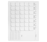 DIYEAH Tableau Blanc Autocollant Effaçable à Sec PVC 305 X 405 CM Calendrier Mural Réutilisable Planificateur Mensuel Amovible pour Bureau Maison ou Chambre D’Élève